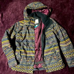 ROXY UNIQUE PATTERN SNOWBOARD JACKET